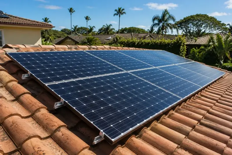 Installation de panneaux solaires à Godewaersvelde